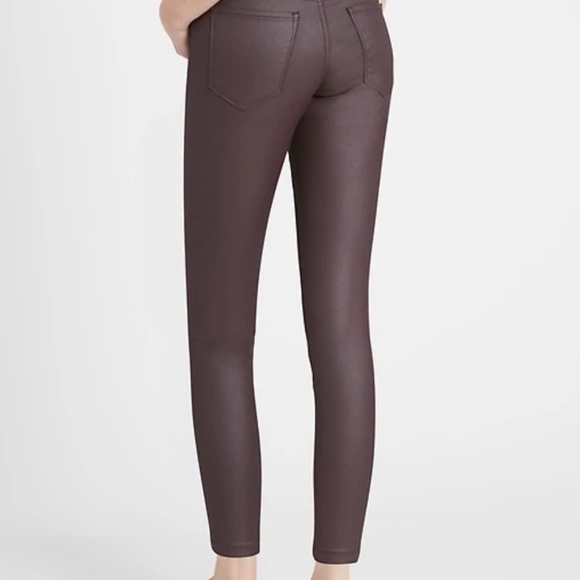 NWT Banana Republic High-Rise Skinny Coated Jean - Picture 2 of 6